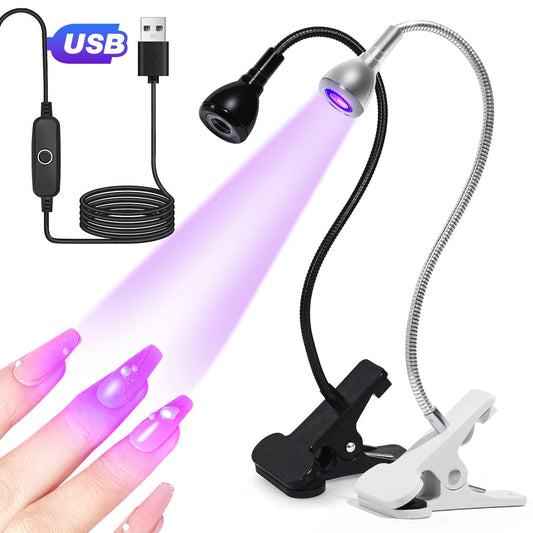 Gooseneck Nail Enhancement Lamp Usb Clip Desk Lamp 395 Nail