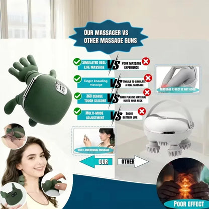 Intelligent Fully Automatic Shoulder And Neck Massager With Finger