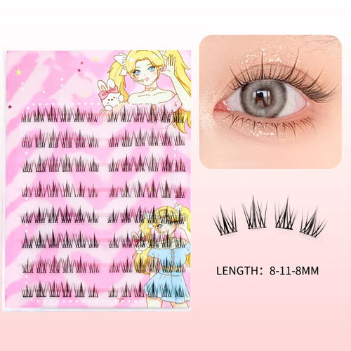 Self-Adhesive No-glue Eyelashes Ultra-thin Sheet Series False