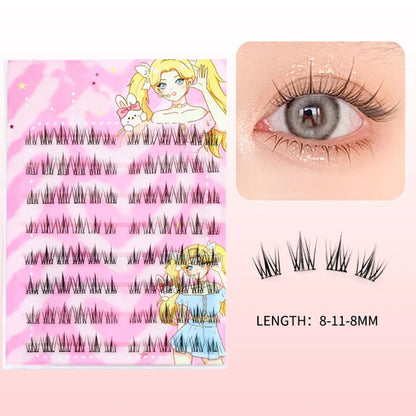 Self-Adhesive No-glue Eyelashes Ultra-thin Sheet Series False