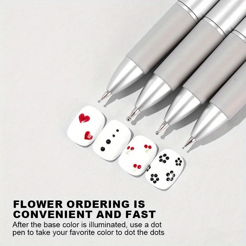 Nail Dotting Pen Nail Art Dotting Tools in Ballpoint Pen Design Nail