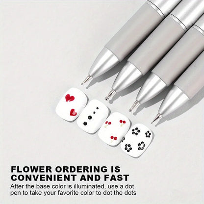 Nail Dotting Pen Nail Art Dotting Tools in Ballpoint Pen Design Nail