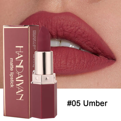 1pc matte lipstick, non easy to stick cup, non fading, matte,