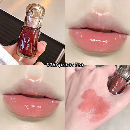 Gege Bear Crystal Gloss Lip Tint — Autumn/Winter Hydrating Formula,