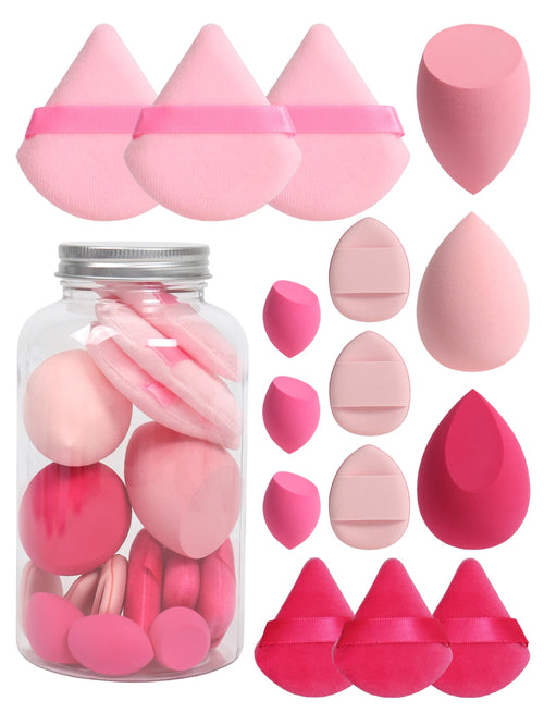 Spring 15 Cans,3 Loose Powder Puffs & 3 Mini Loose Powder Puffs & 3