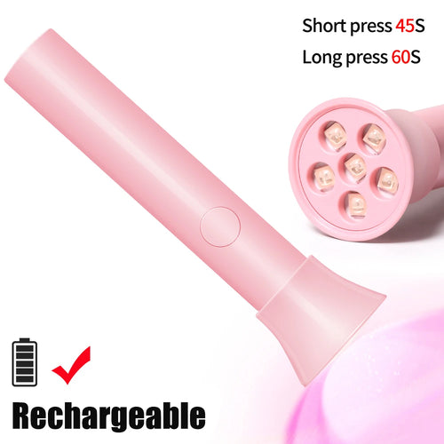 YIKOOLIN Handheld UV Light for Gel Nails  Mini UV Light for Gel Nails