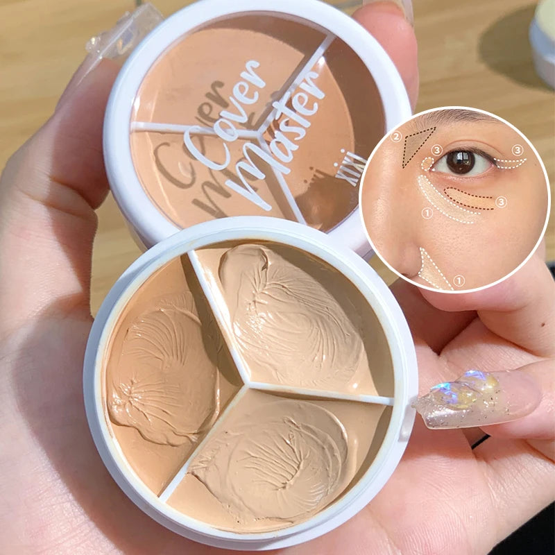 XIXI Pure Holding Makeup Three Color Concealer Spot Acne Print Repair