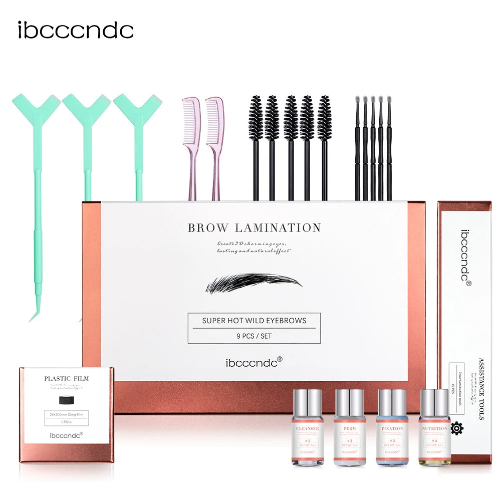 Pro Brow Lift Perming Eyebrow Lifting Brow Lamination Kit with Cling