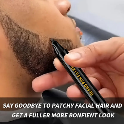 Waterproof Beard Pen Filler Men Moustache Coloring Pen Beard Coloring