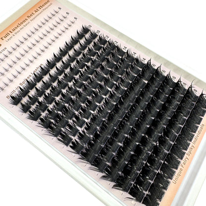 Wispy Lash Clusters with Spikes Salon-Like Eyelash Clusters DIY D