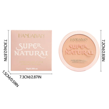 8 Color Matte Face Pressed Powder 24 Hours Oil Control Natural Setting