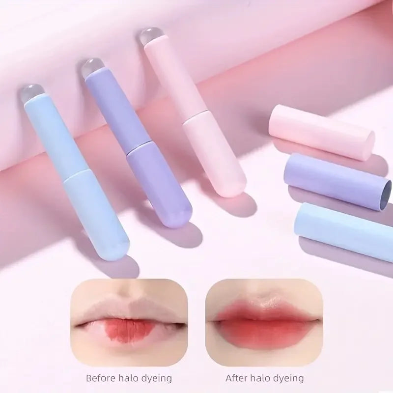 New color silicone lip brush with cover is suitable for concealer