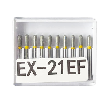 Dental Diamond Burs 10 pieces/set FG diameter drill bit 1.6mm