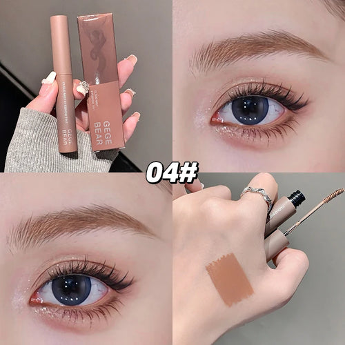 3D Eyebrow Dye Cream Long Lasting Pink Brown Color Eyebrow Mascara