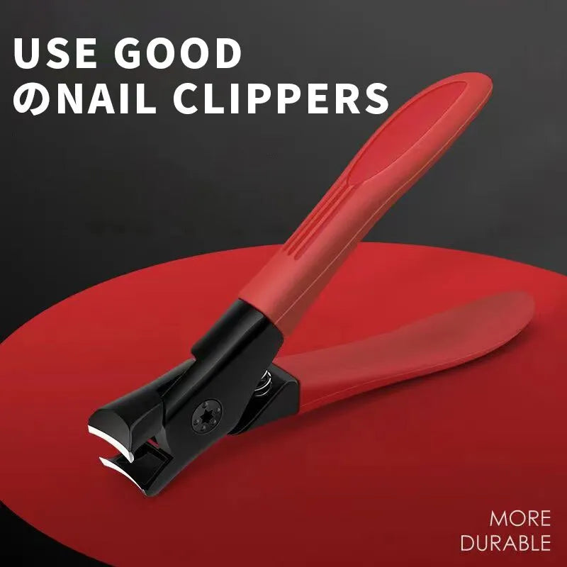 Large Opening Nail Clippers Gray Nail Trimmer Thick Nails for the