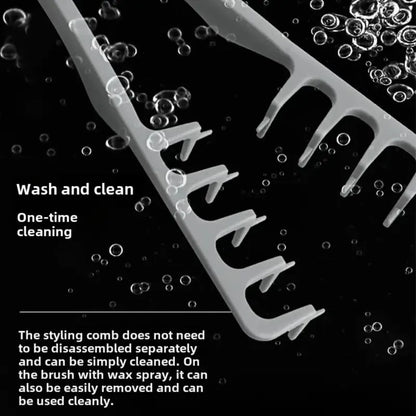 Volumizing Wide-Tooth Hair Styling Comb Curling Tools Fluffy Texture