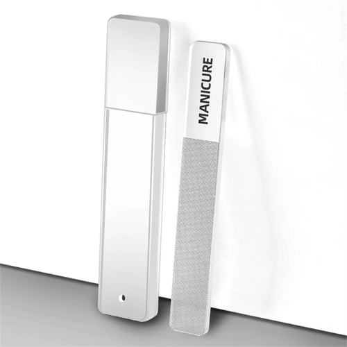 Nano Glass Nail File Transparent Crystal Nail Polish Rubbing Strip