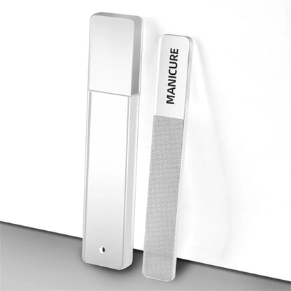 Nano Glass Nail File Transparent Crystal Nail Polish Rubbing Strip