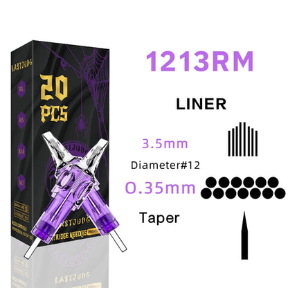 LASTJUDG Tattoo Needles 20PCS Disposable Tattoo Needles RL RS M1 RM