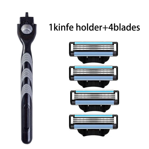 Three-layer Blade Manual Shaver Razor Blade Manual 3-layer Shaving