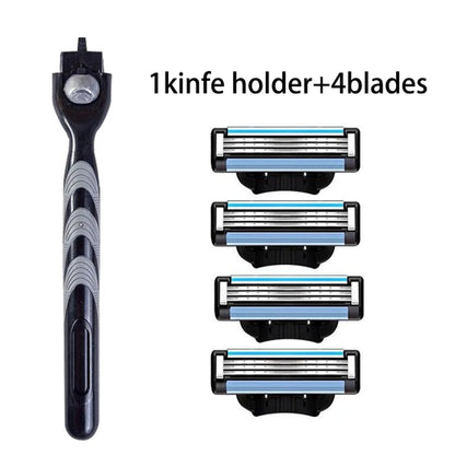 Three-layer Blade Manual Shaver Razor Blade Manual 3-layer Shaving