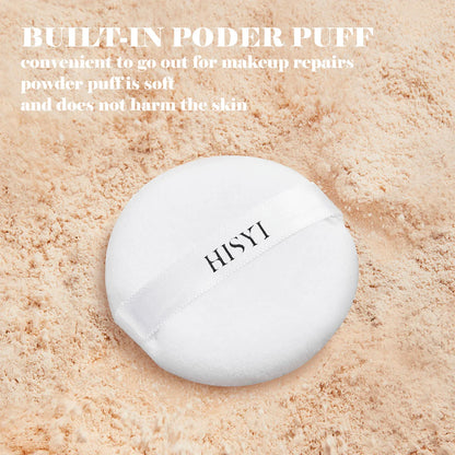Light, flawless and transparent makeup setting powder,waterproof and