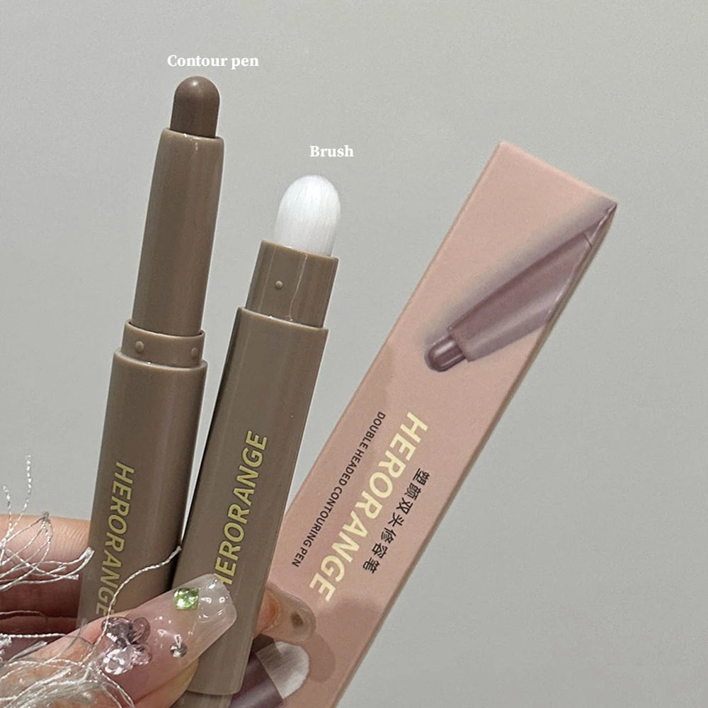 HERORANGE Double-ended Contour Pen for Contouring, Brightening with a