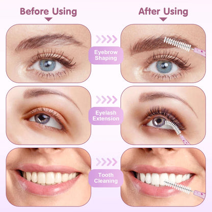 MAYOOC Mini Eyebrow Brush Brow Perm Brush Disposable Brow Lifting