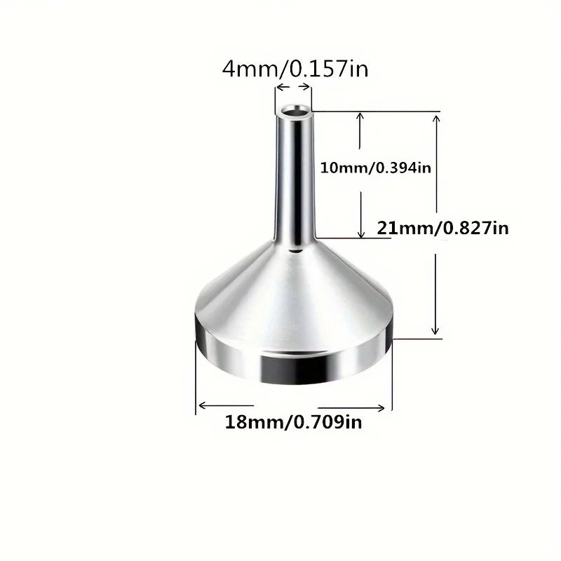 1/3/5pcs Refillable Perfume Bottle Funnel, Mini Perfume Travel Bottle