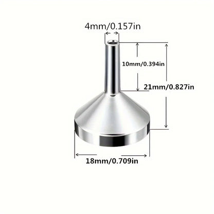 1/3/5pcs Refillable Perfume Bottle Funnel, Mini Perfume Travel Bottle