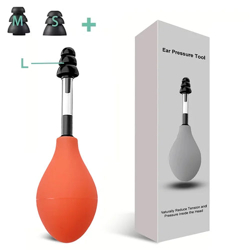 Ear Pressure Tool Portable Ear Pressure Relief Suction Device Wih 3
