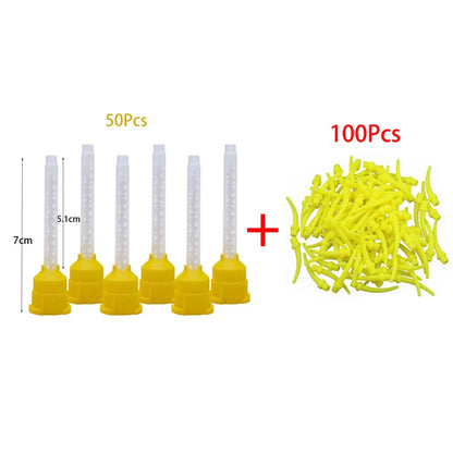 50Pcs Dental Mixing Tips Tubes Disposable Nozzles Head Impression