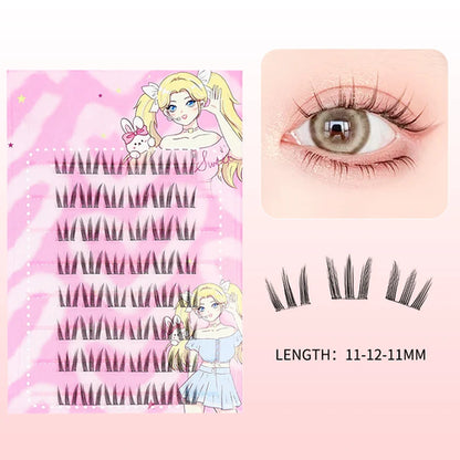 Self-Adhesive No-glue Eyelashes Ultra-thin Sheet Series False