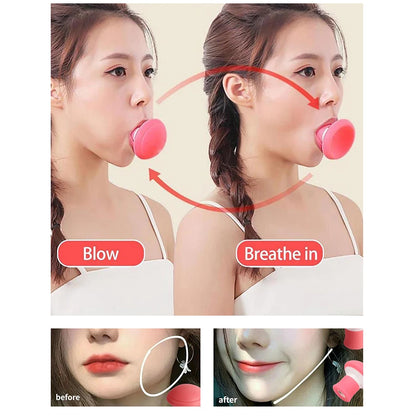 Silicone Thin Face Breathing Tool Jawline Jaw Muscle Exerciser Face