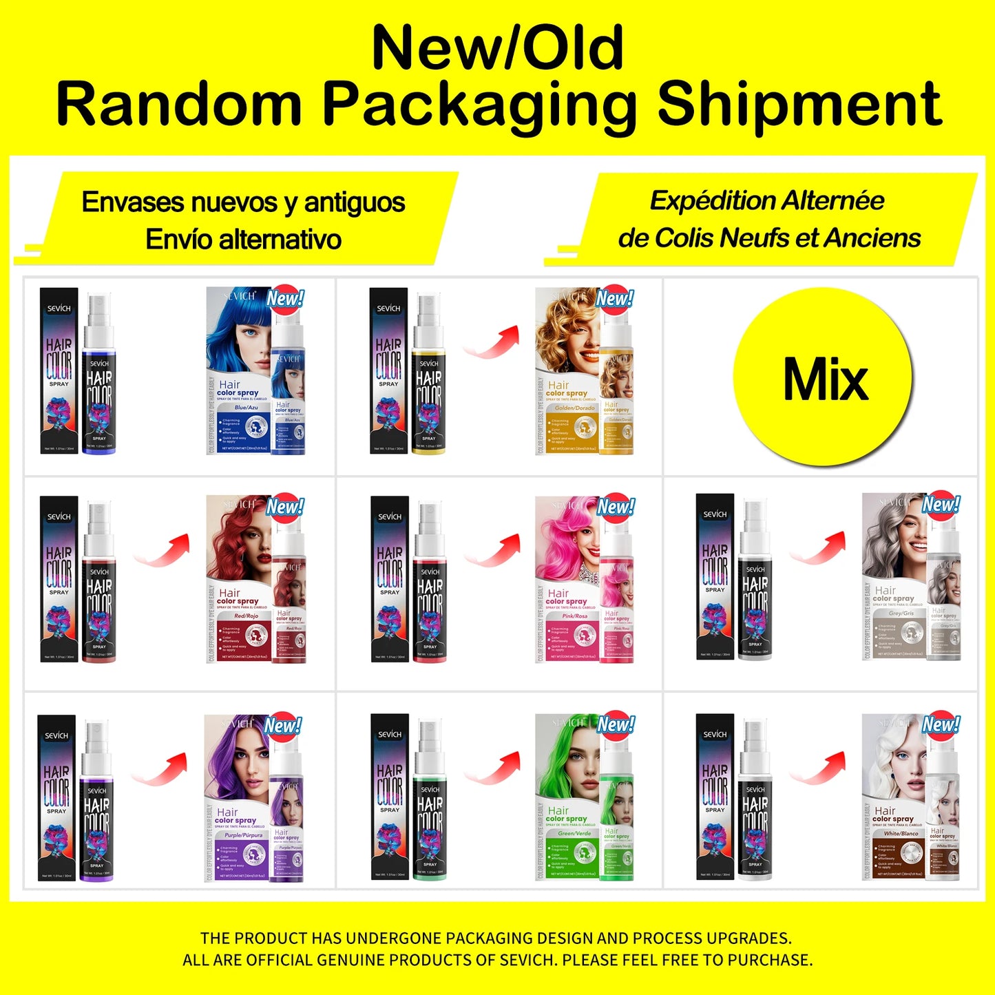 Halloween Hair Color Spray Disposable Hair Dye Spray DIY One-Time Hair
