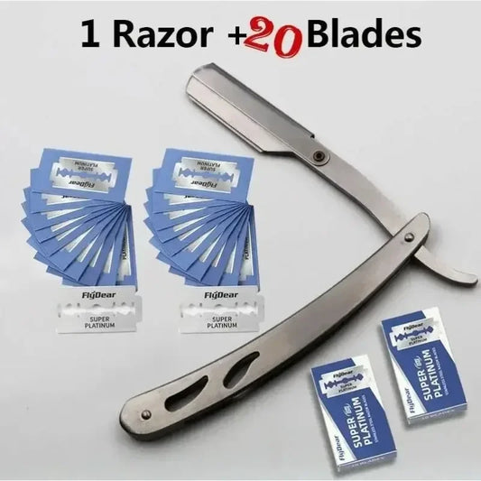 Shaver  Barber Edge Stainless Steel Razor Men Professional Manual