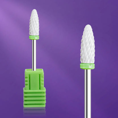 Ceramic Tungsten Carbide Nail Drill Bit Rotate Burr Milling Nail