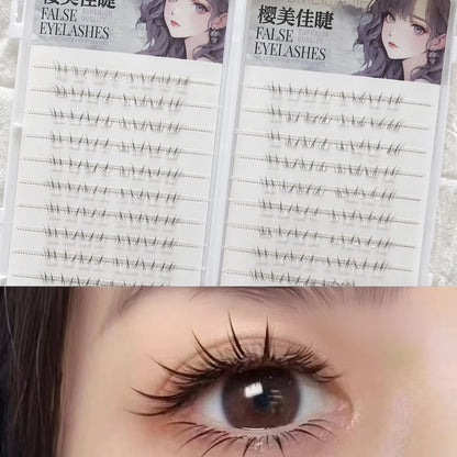 4-6mm No Glue False Eyelashes New Korean Style Lower Lashes Natural