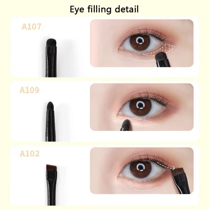 6-Piece Eye Makeup Brush Set: Professional Soft Contour Eyeshadow