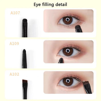 6-Piece Eye Makeup Brush Set: Professional Soft Contour Eyeshadow