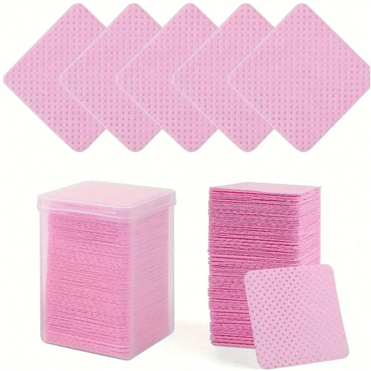 LULAA Glue Wipes Lint Free Nail Wipes Non-Woven Fabric Lash Glue Wipes