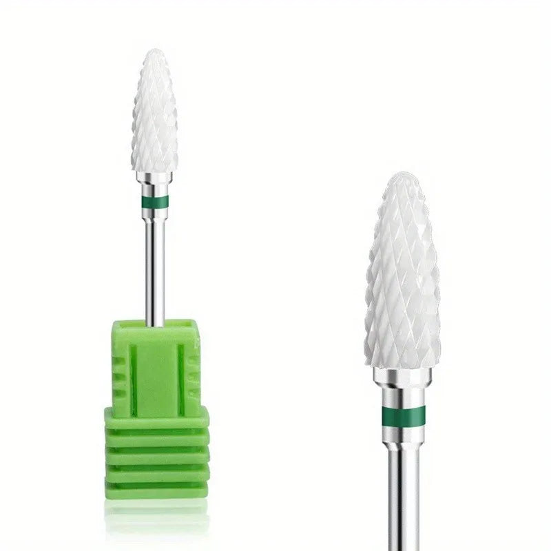 1Pcs Ceramic Milling Cutter Nail Drill Bits Electric Manicure Drills