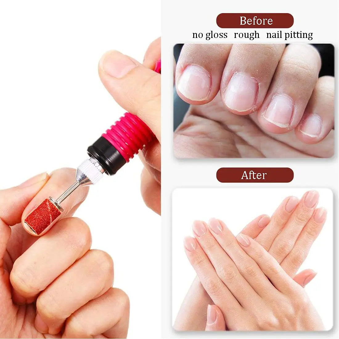 100pcs/50pcs Sanding Cap Bands For Electric Manicure Machine