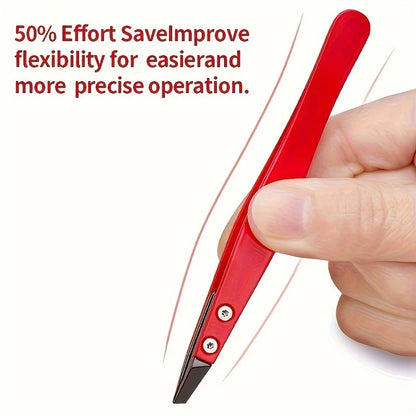 Zirconia Ceramic Pointed Tweezers Stainless Steel Tweezers with