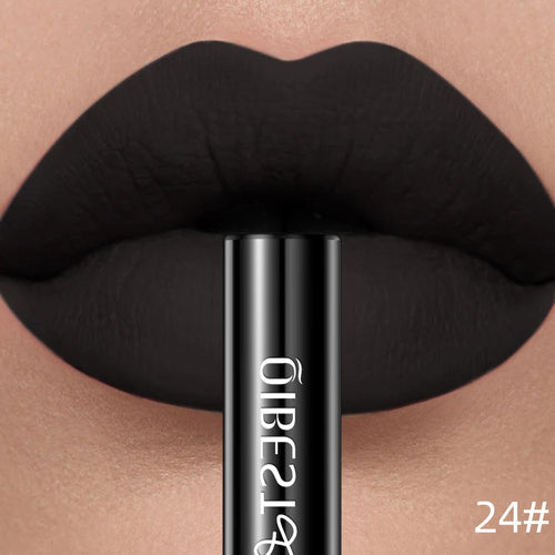 QIBEST Matte Liquid Lipstick Waterproof Long Lasting Velvet Lip Gloss