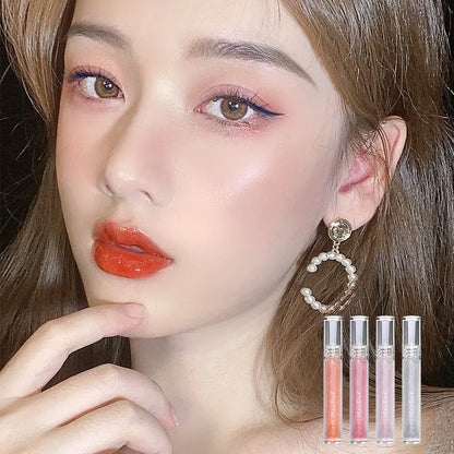 Mirror Water Lip Gloss Lip Glaze Transparent Glass Lip Oil Waterproof Lasting Liquid Lipstick Lipgloss Lipgloss Lips Cosmetics