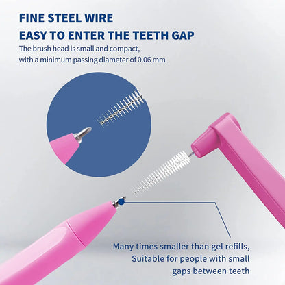 Kingubznis 20pcs  Interdental Brush For Dental Orthodontics Clean