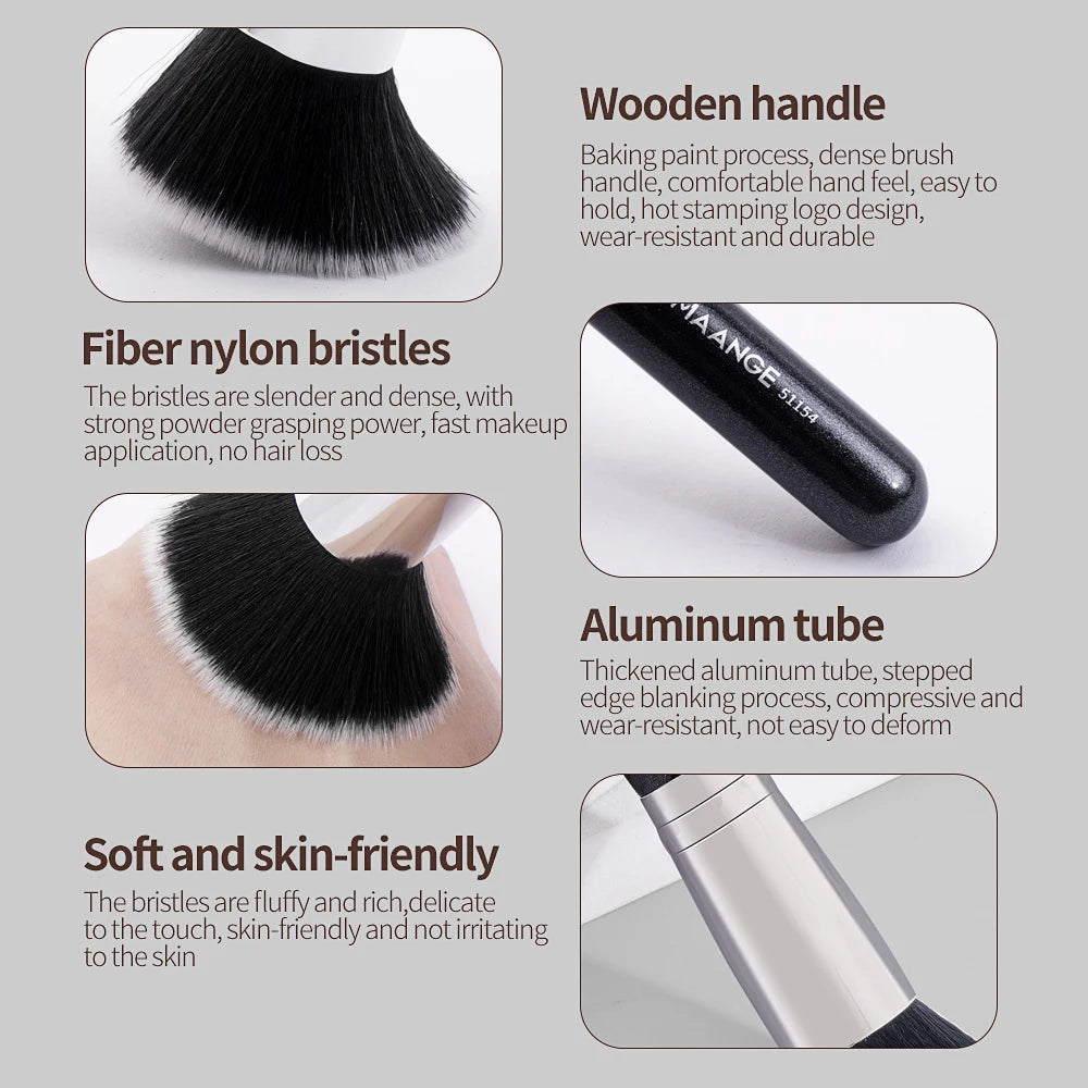 Maange 1PCS Makeup Brush with Box Foundation Concealer Powder Blush
