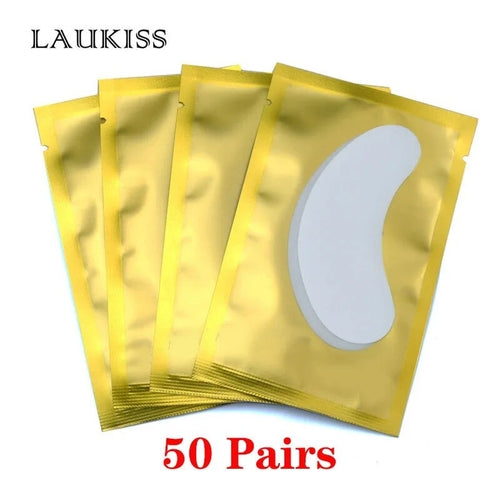 25/50/100Pairs Eye Patches Under Eyelash Pads for Building Hydrogel