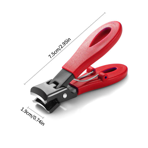 Portable Ultra Sharp Nail Clippers Stainless Steel Wide Jaw Opening